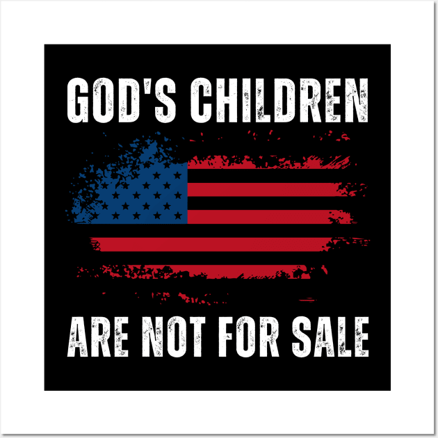 God's children are not for sale Wall Art by StarMa